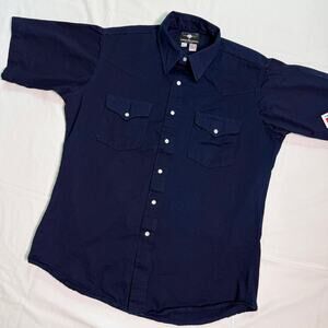 Flying R Ranchwear Heavyweight Pearl Snap Western Shirt - L